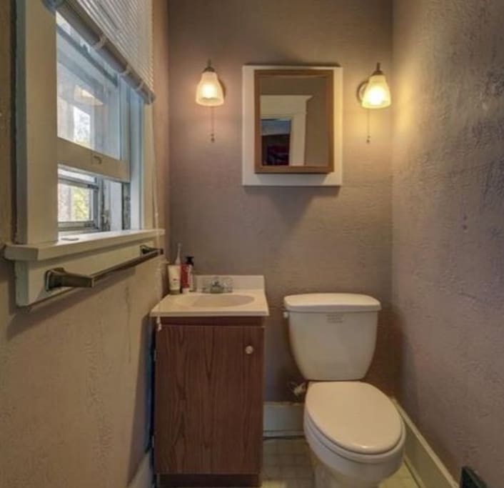 Half bath in Master bed