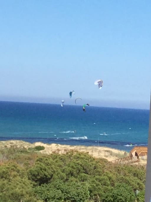 Vistas de la playa desde pisos superiores