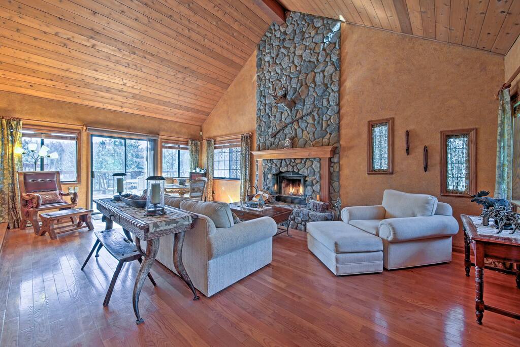 Enter the bright and inviting living space.
