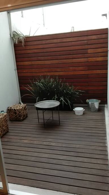 Terraza de Deck privada!