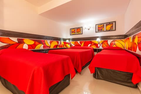 Apartment with breakfast buffet in a hotel