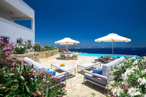 Sea View Villa in Patmos with pool