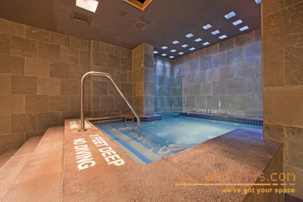 Indoor jacuzzi