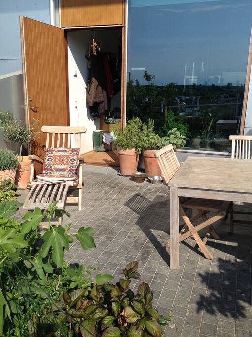 The terrace - private outdoor facilities
