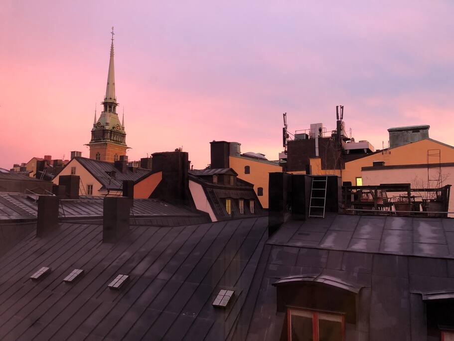 View from downstairs