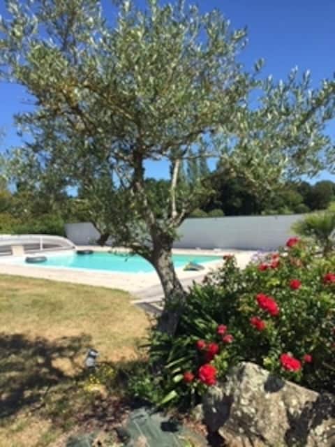 Lovely house with heated pool