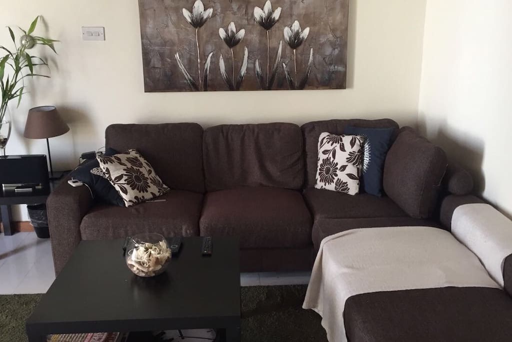 This is the living room where you can enjoy watching TV or reading.