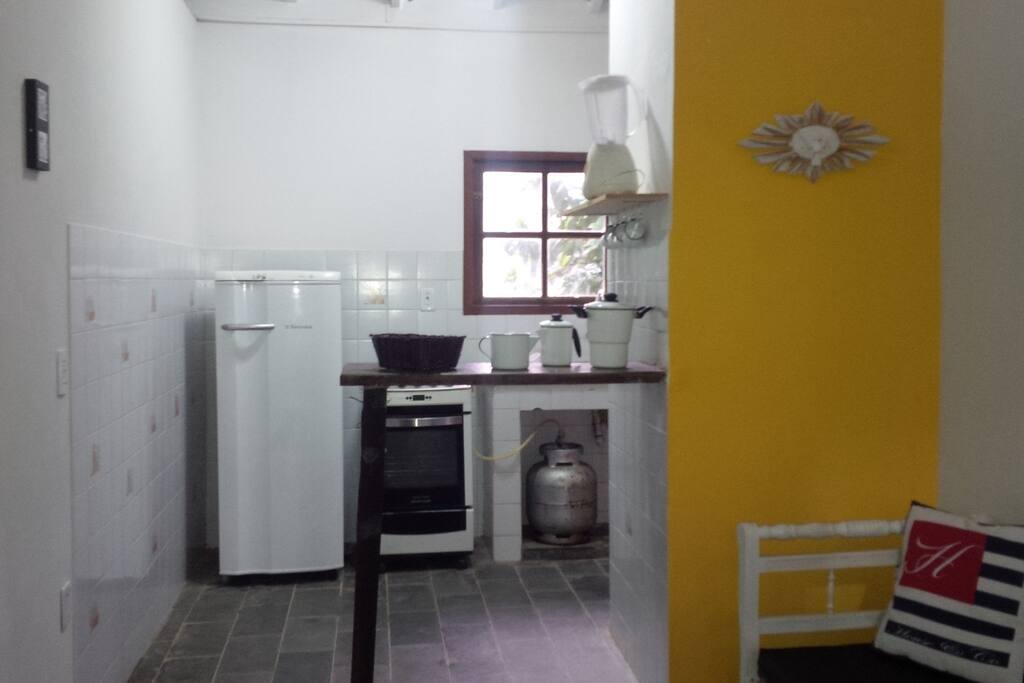 Cozinha americana.