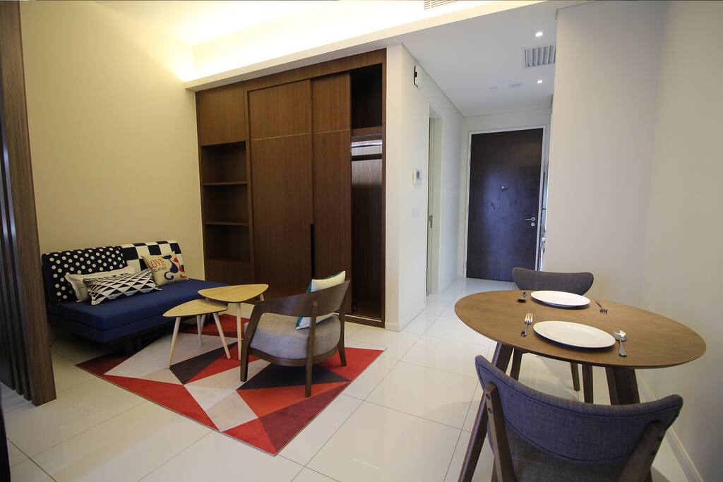 Studio Suite Living Area With Sofa Bed