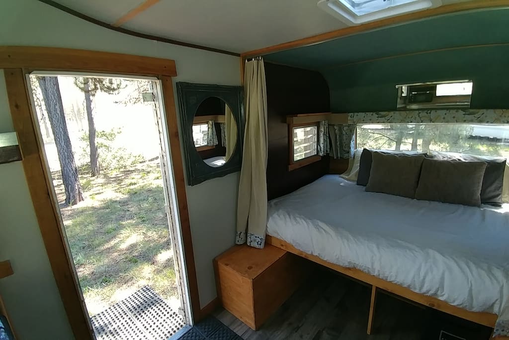 Plenty of room for storage under the bed, or in the loft up front