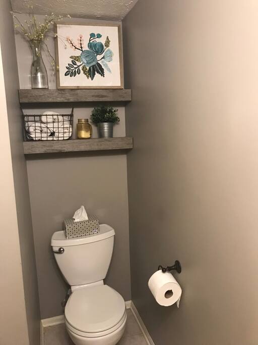 Main floor half bathroom