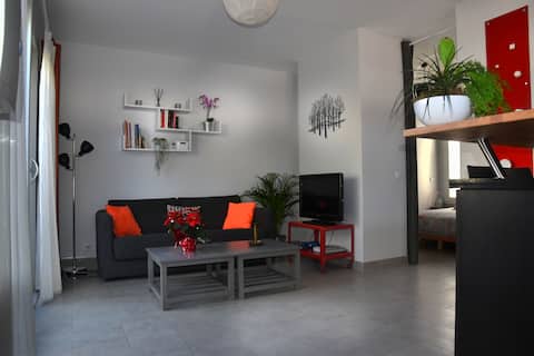 Charmante Maisonnette avec Terrasse privée et Clim