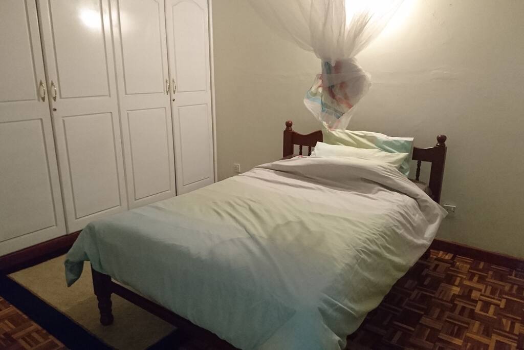 Bedroom: Spacious enough to unpack your life for a couple of weeks or months and comfortable for a good night's rest.