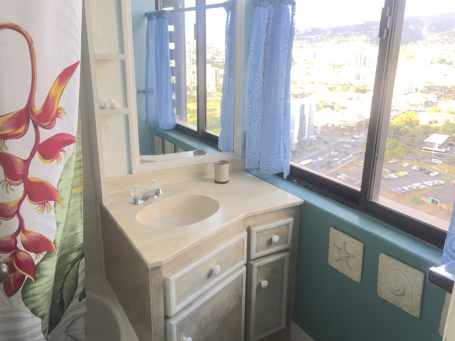 Clean bathroom