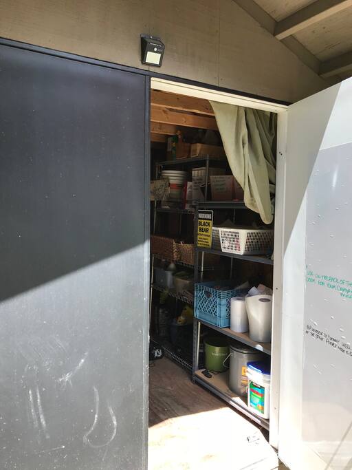 check in shed and supplies