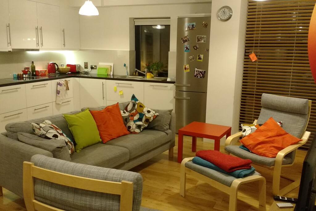 Kitchen & living area