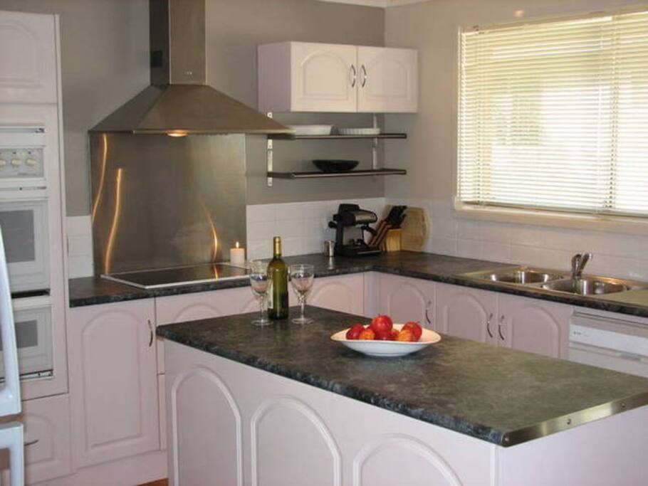 Kitchen equipped to handle that quick holiday meal or a large family meal
