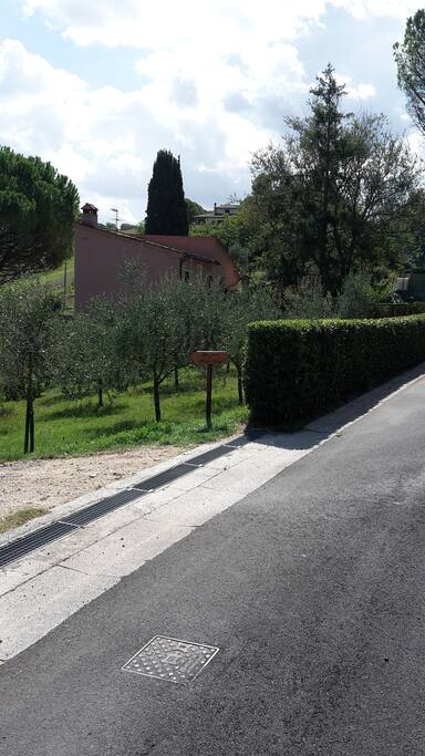La strada di accesso