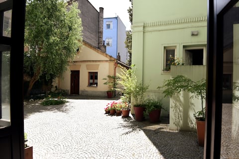 Historical house in a quiet Old Town garden
