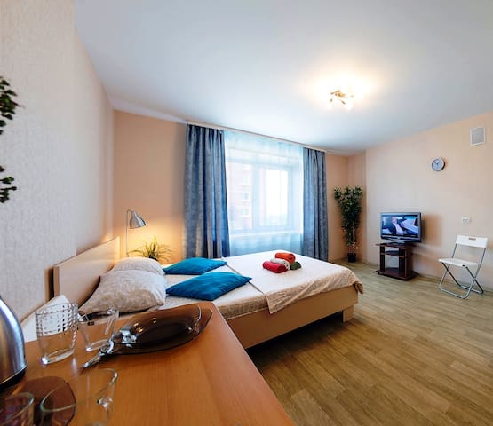 Stylish studio in the center of Tomsk. Savinykh 4a