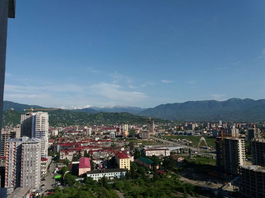 Вид с балкона.