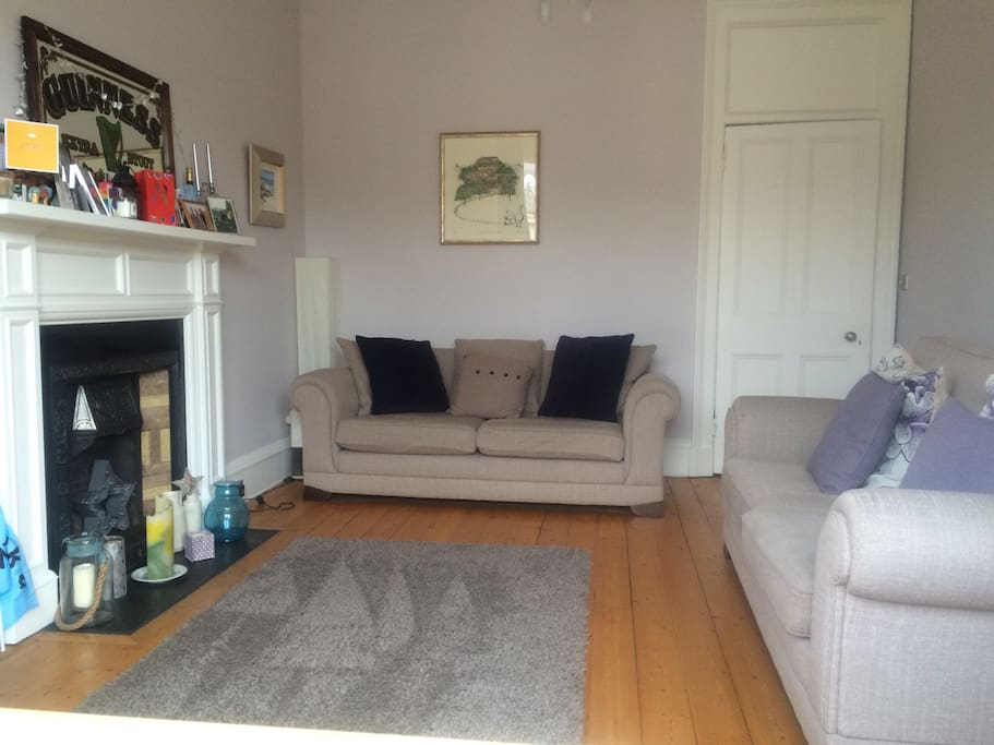Two very comfy sofas to rest those weary legs after a day exploring