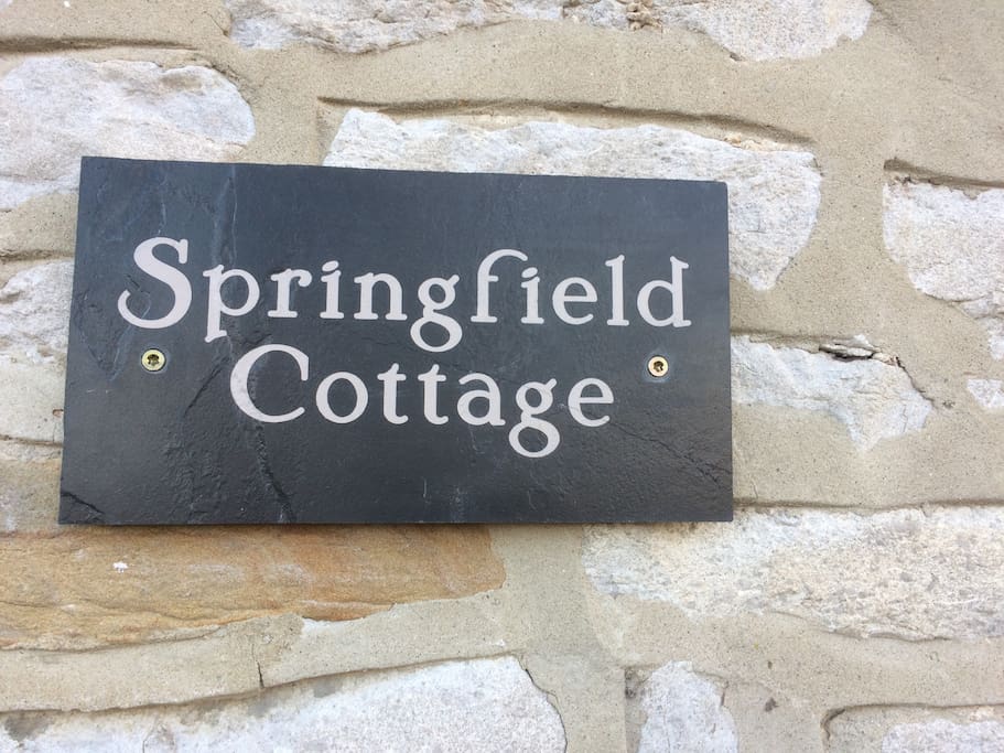 sign to look out for:
Springfield Cottage