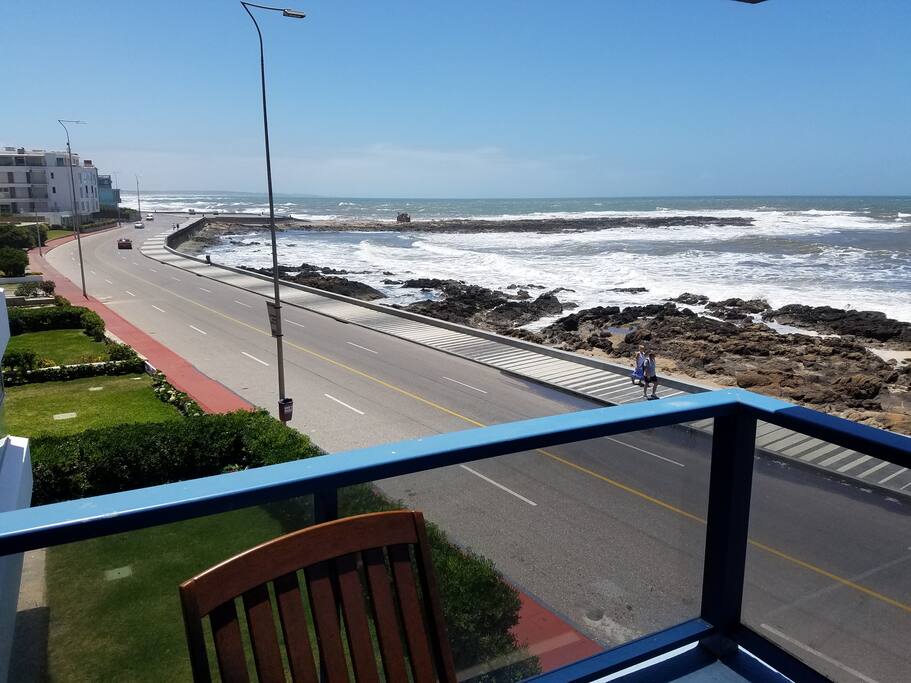 terraza frente al mar