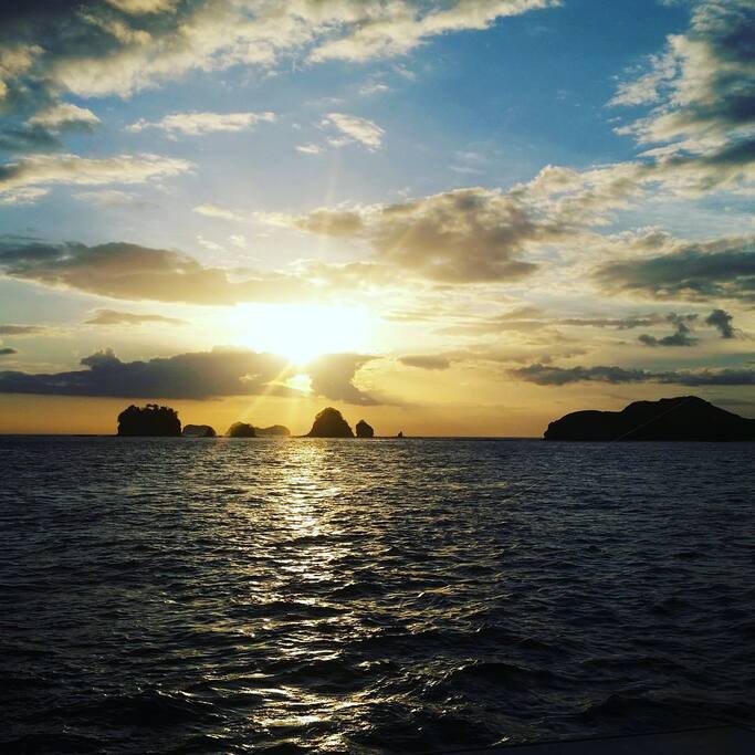 Taken from the Lazy Lizard Sunset and Snorkelling Catamaran Cruise.
