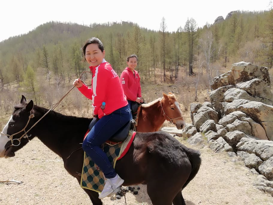 Girls Riding