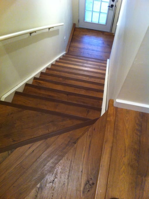 A private entrance to your upstairs suite.