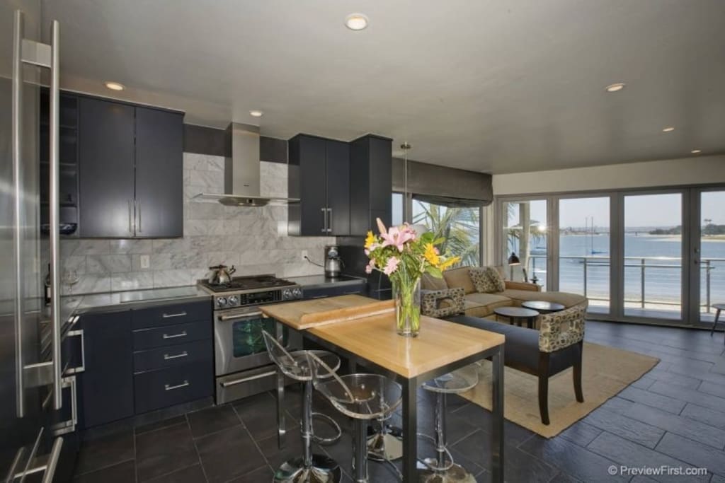Smooth Sailing Kitchen and Living Room