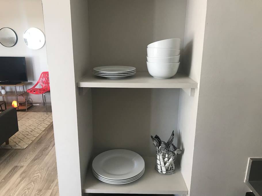 Dinnerware and Flatware are provided!