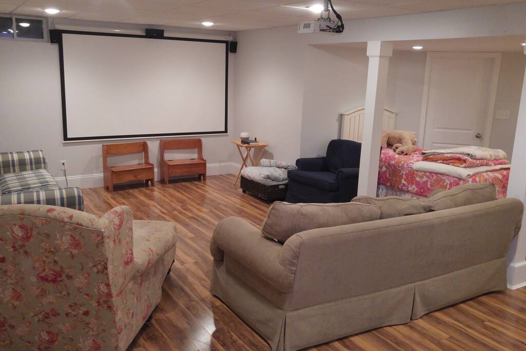 Basement living room