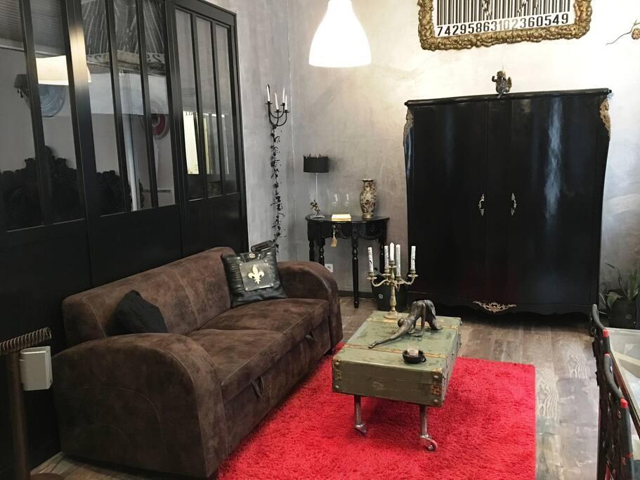 Le coin salon...pour se détendre!