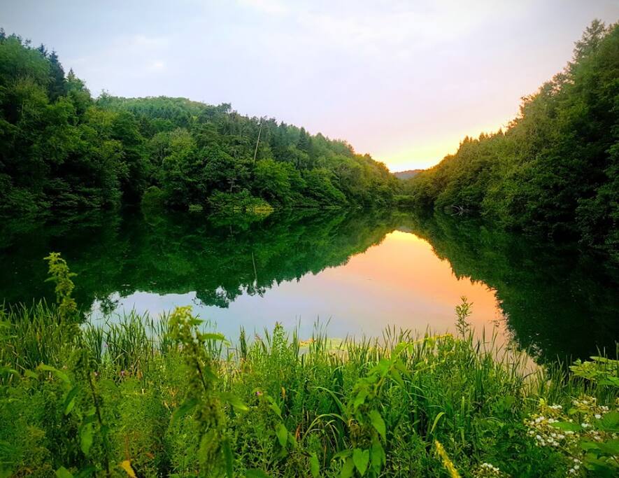The stunning lake - shining in all her beauty all year round