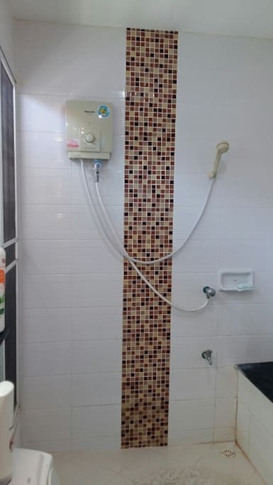 Water boiler in bathroom