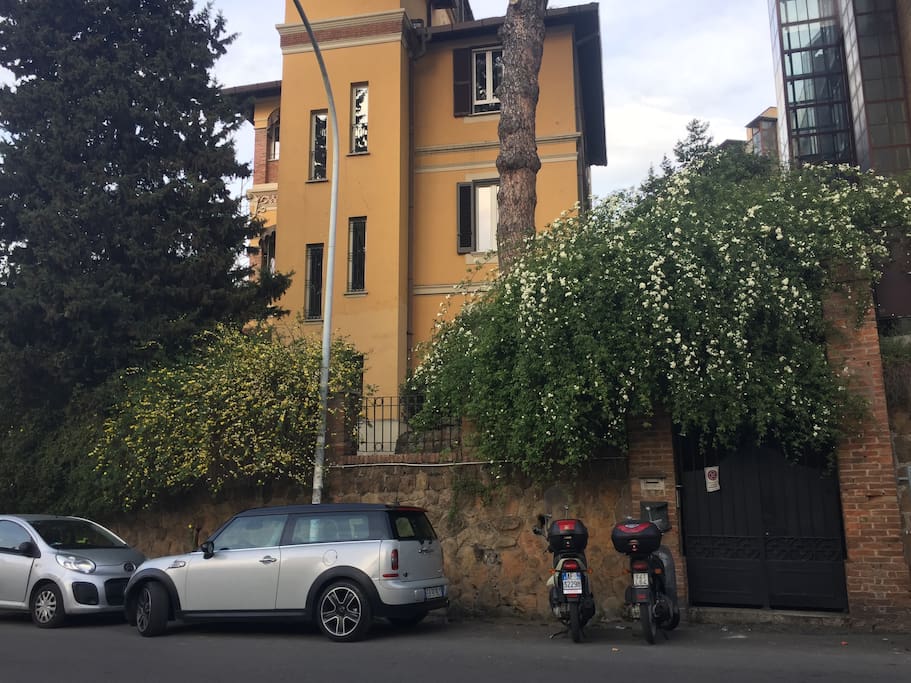 The building from the street