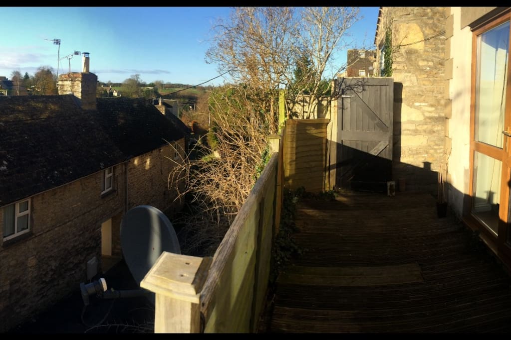 The private terrace