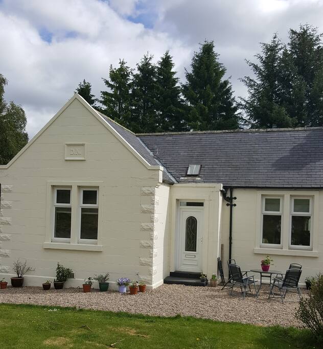 Front of cottage