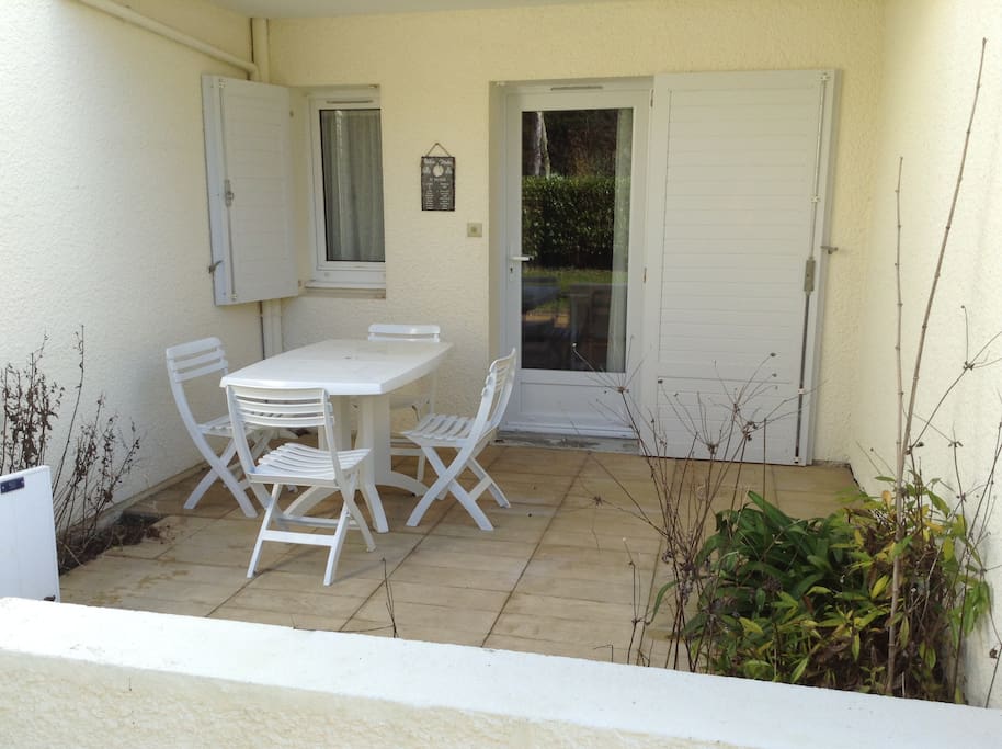 Terrasse en hiver