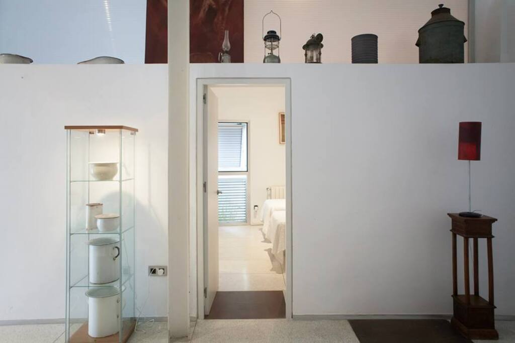 Puerta dormitorio camas individuales