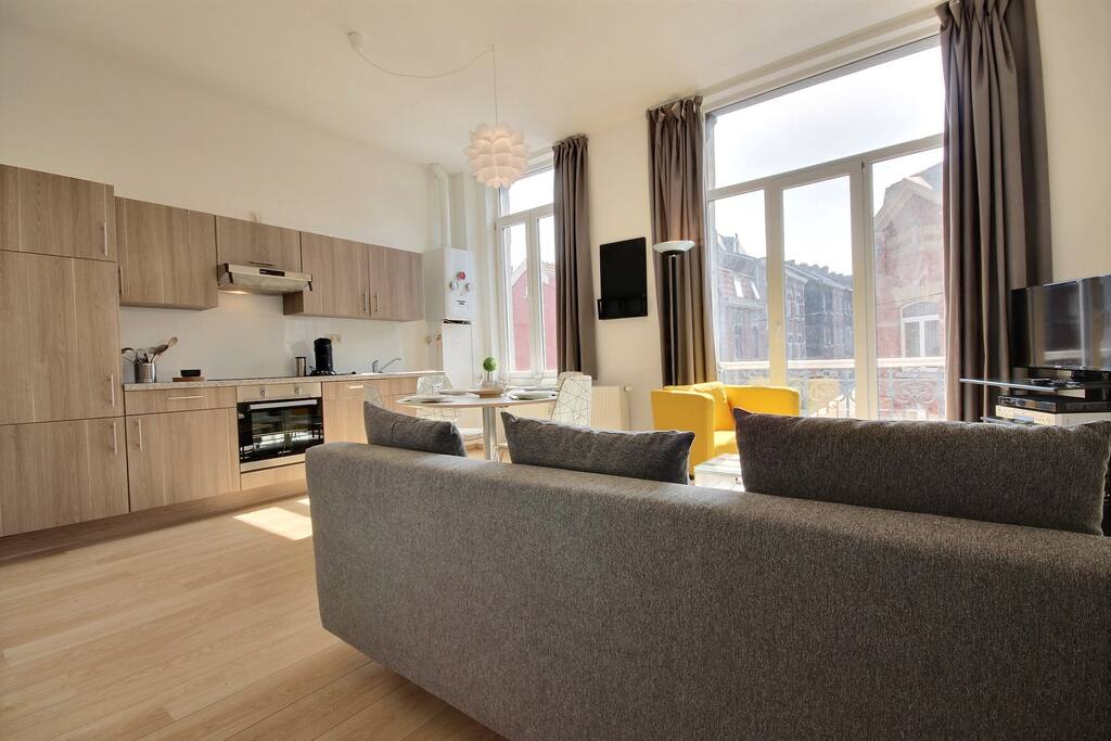 Opened kitchen