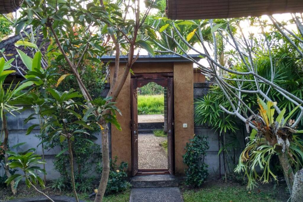 Entrance from inside