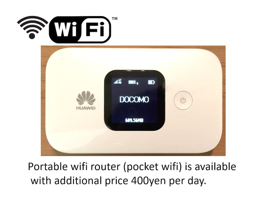 Please note that this wifi renting service is not included in room fee.
It's an additional service.