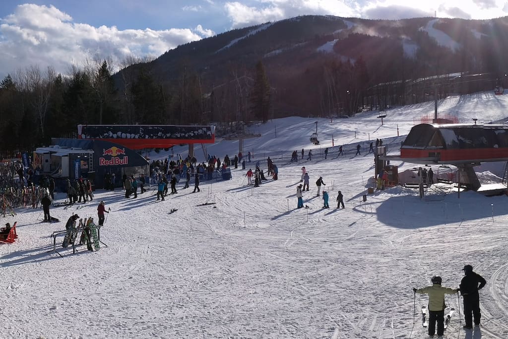 View from deck - In the middle of all the activity Sunday River offers.