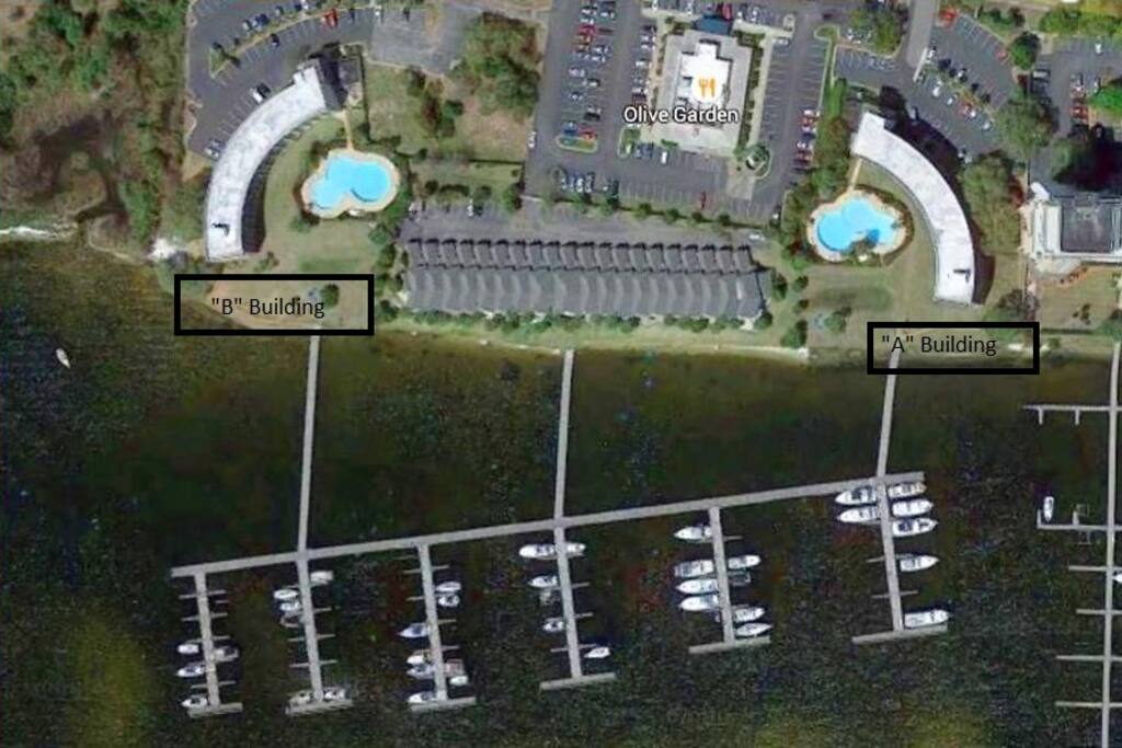 Top view of the complex