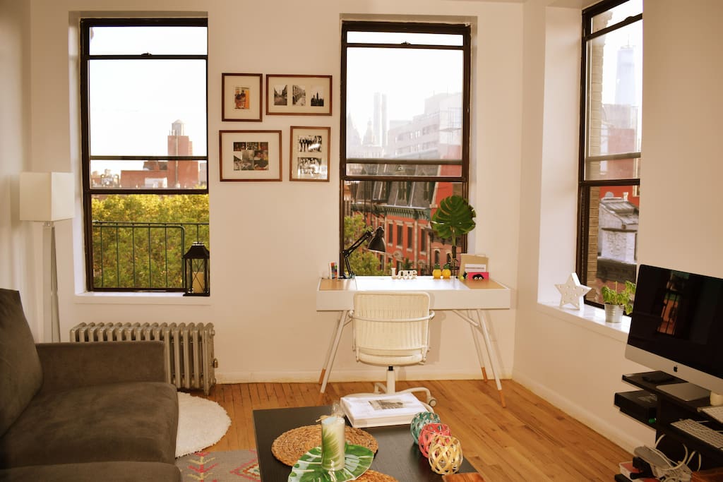 Our sunny living room