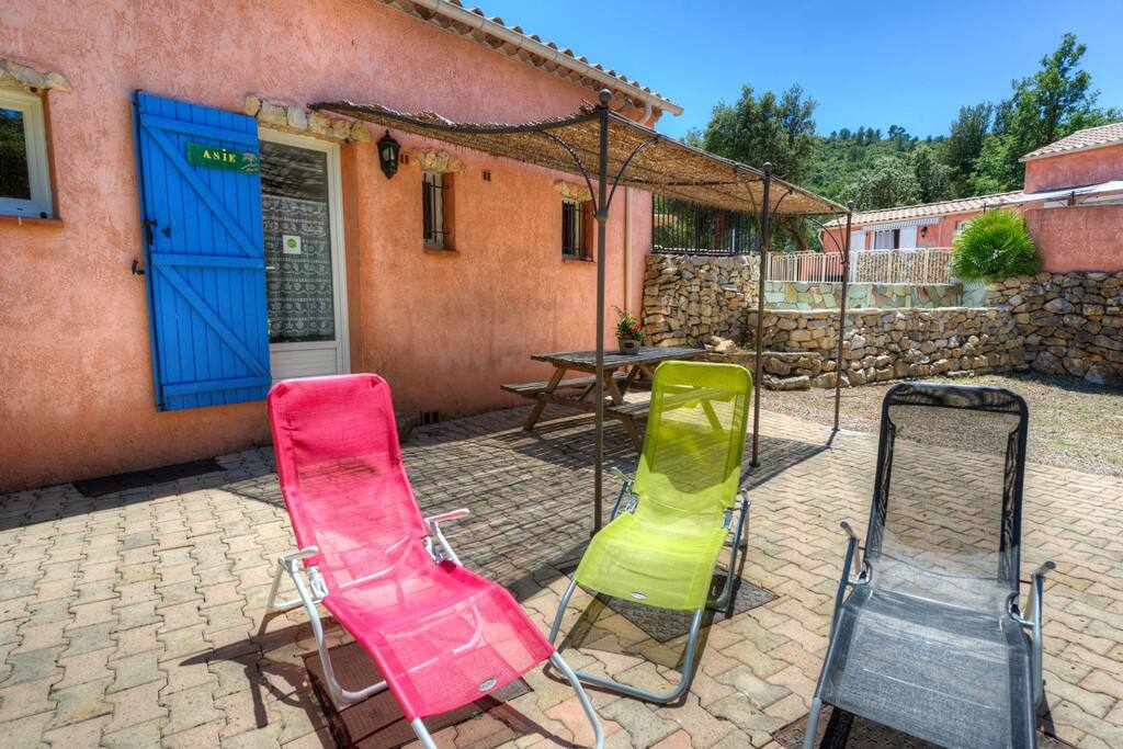 Terrasse côté cuisine - Nord Ouest