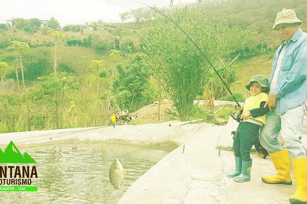 Sport Fishing in Santana Ecotourism. Free for our guests !!
Pesca Deportiva en Santana Ecoturismo. Gratis para nuestros huéspedes!!